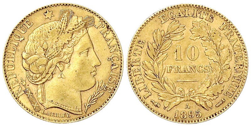 Ausländische Goldmünzen und -medaillen - Frankreich - Dritte Republik, 1871-1940...