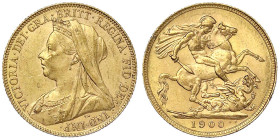 Ausländische Goldmünzen und -medaillen - Grossbritannien - Victoria, 1837-1901
Sovereign 1900. 7,99 g. 917/1000. gutes vorzüglich, min. Randfehler Sp...