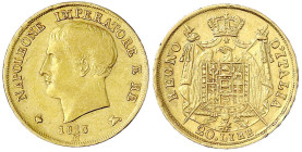 Ausländische Goldmünzen und -medaillen - Italien-unter Napoleon - Napoleon I., 1804-1814
20 Lire 1813 M, Mailand. 6,45 g. 900/1000. Besseres Jahr. se...