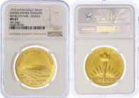 Ausländische Goldmünzen und -medaillen - Japan - Hirohito, 1926-1989
Goldmedaille 1970. Geprägt für die Weltausstellung of progress and harmony for m...