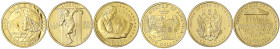 Ausländische Goldmünzen und -medaillen - Vereinigte Staaten von Amerika - Unabhängigkeit, seit 1776
3 X 5 Dollars: 1992, Olympiade (Sprinter vor Nati...