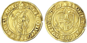 Altdeutsche Goldmünzen und -medaillen - Köln-Erzbistum - Dietrich II. von Moers, 1414-1463
Goldgulden o.J. (1426), Bonn. Ohne Beizeichen im Feld. 3,5...