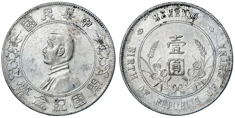 CHINA und Südostasien - China - Republik, 1912-1949
Dollar (Yuan) o.J., geprägt...