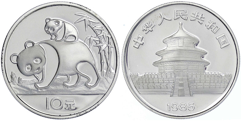 CHINA und Südostasien - China - Volksrepublik, seit 1949
10 Yuan Panda 1985. Pa...