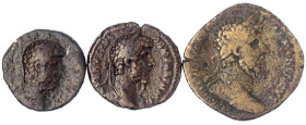 Römische Münzen - Kaiserzeit - Lucius Verus, 161-169
3 Bronzemünzen: 2 Asses und 1 Sesterz. schön/sehr schön