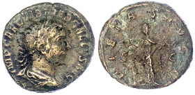 Römische Münzen - Kaiserzeit - Trebonianus Gallus, 251-253
As 251/253. Bel., drap. Brb. r./PIETAS AVGG SC. Pietas steht l. 8,32 g. fast sehr schön RI...