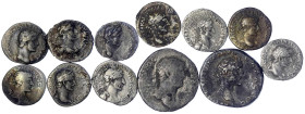 Lots antiker Münzen - Römer - Provinzialröm. Münzen
12 Silbermünzen von Caesarea in Kappadokien: 2 X Didrachme, 10 X Hemidrachme. schön bis sehr schö...