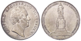 Altdeutsche Münzen und Medaillen - Baden-Durlach - Leopold, 1830-1852
Doppeltaler 1844. Auf seinen Vater. sehr schön/vorzüglich, kl. Randfehler Jaege...