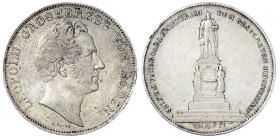 Altdeutsche Münzen und Medaillen - Baden-Durlach - Leopold, 1830-1852
Doppeltaler 1844. Auf seinen Vater. sehr schön, scharf gereinigt und kl. Randfe...