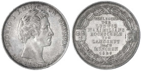 Altdeutsche Münzen und Medaillen - Bayern - Ludwig I., 1825-1848
Geschichtstaler 1826. Verlegung der Ludwig Maximilians Hochschule von Landshut nach ...