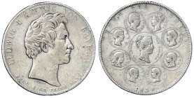 Altdeutsche Münzen und Medaillen - Bayern - Ludwig I., 1825-1848
Geschichtstaler 1828. Segen des Himmels. sehr schön/Stempelglanz, Randfehler und Hen...