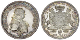 Altdeutsche Münzen und Medaillen - Bentheim-Tecklenburg-Rheda - Johann Christian II. zu Solms-Baruth, Graf v. Tecklenburg, 1733-1800
Silbermedaille o...