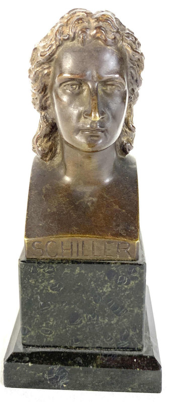 Medaillen - Personenmedaillen - Schiller, Friedrich v. 1759-1805
Bronzebüste Sc...