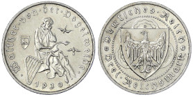 Weimarer Republik - Gedenkmünzen - 3 Reichsmark Vogelweide
1930 D. vorzüglich, etwas berieben Jaeger 344.