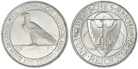 Weimarer Republik - Gedenkmünzen - 5 Reichsmark Rheinstrom
1930 F. vorzüglich/Stempelglanz Jaeger 346.
