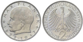 Münzen der Bundesrepublik Deutschland - Kursmünzen - 2 Deutsche Mark Max Planck K/N 1957-1971
1957 D. Auflage nach Winter nur 350 Ex. Polierte Platte...