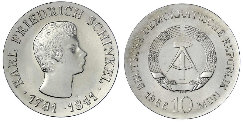 Münzen der Deutschen Demokratischen Republik - Gedenkmünzen der DDR - 
10 Mark ...