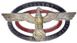 Orden und Ehrenzeichen - Deutschland - Drittes Reich, 1933-1945
Dienstbrosche Militärverwaltung Norwegen 75 X 39 mm, mit Trägernummer 431 rückseitig....