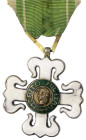 Orden und Ehrenzeichen - Brasilien - 
Orden des Militär-Verdienstes, Ritterkreuz, gestiftet 1934. Am Band. sehr schön, Emailleschäden Barac 132.