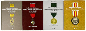 Orden und Ehrenzeichen - Literatur Orden/Abzeichen - 
BARAC, BORNA. Reference Catalogue Orders, Medals and Decorations of the World. Teile 1 bis 4 ko...