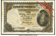 Azores Banco de Portugal 2 1/2 Mil Reis Prata 30.6.1909 Pick 8b Fine. Staining is present. HID09801242017 © 2022 Heritage Auctions | All Rights Reserv...