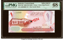 Bahrain Central Bank of Bahrain 1 Dinar 2006 (ND 2008) Pick 26s Specimen PMG Superb Gem Unc 68 EPQ. One POC. HID09801242017 © 2022 Heritage Auctions |...