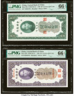 China Central Bank of China 20; 50 Customs Gold Units 1930 Pick 328; 329 Two Examples PMG Gem Uncirculated 66 EPQ (2). HID09801242017 © 2022 Heritage ...