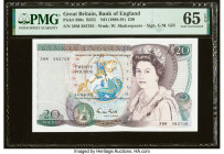 Great Britain Bank of England 20 Pounds ND (1988-91) Pick 380e PMG Gem Uncirculated 65 EPQ. HID09801242017 © 2022 Heritage Auctions | All Rights Reser...
