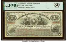 Guatemala Comite Bancario de Guatemala 1 Peso 18.5.1899 Pick S191 PMG Very Fine 30. HID09801242017 © 2022 Heritage Auctions | All Rights Reserved