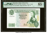 Mauritius Bank of Mauritius 25 Rupees ND (1967) Pick 32b PMG Gem Uncirculated 65 EPQ. HID09801242017 © 2022 Heritage Auctions | All Rights Reserved