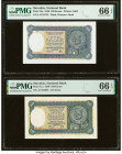 Slovakia Slovak National Bank 100 Korun 1940 Pick 10a; 11a Two Examples PMG Gem Uncirculated 66 EPQ (2). HID09801242017 © 2022 Heritage Auctions | All...