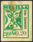 MELILLA. 20 Céntimos. (1937ca). (González: 3470) . Raro. MBC.