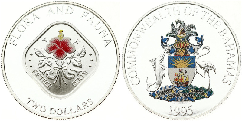 Bahamas 2 Dollars 1995 Hibicus flower
Estimate: EUR 17 - 30