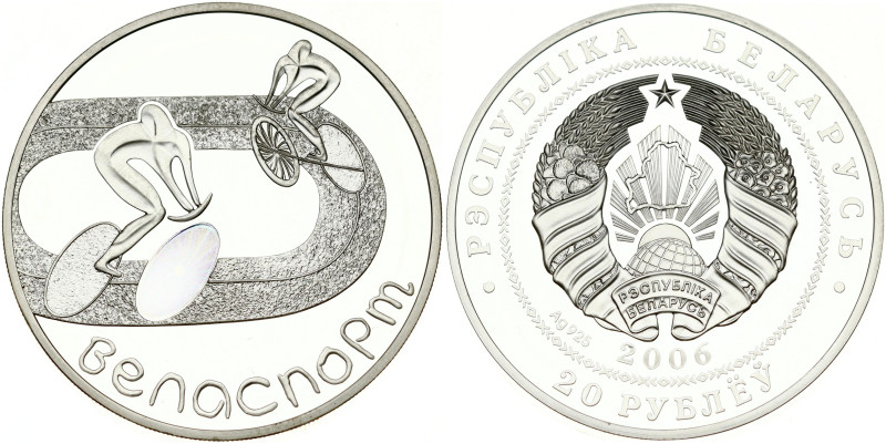 Belarus 20 Roubles 2006 Cycling