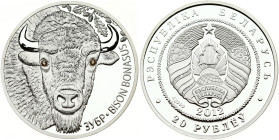 Belarus 20 Roubles 2012 European Bison