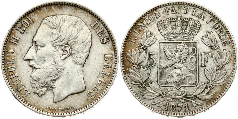 Belgium 5 Francs 1871
Estimate: EUR 30 - 40