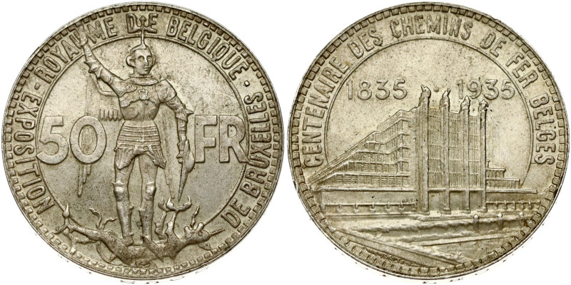 Belgium 50 Francs 1935 Brussels World's Fair
Estimate: EUR 75 - 100