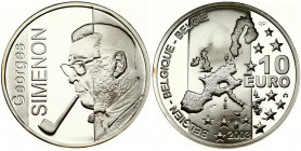 Belgium 10 Euro 2003 Georges Simenon