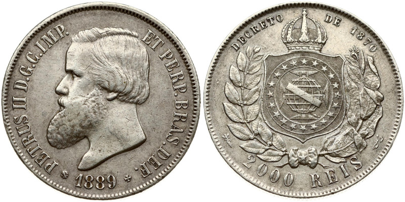 Brazil 2000 Reis 1889
Estimate: EUR 60 - 80
