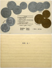 Postcard ND (20th Century) with Coins of Brazil
