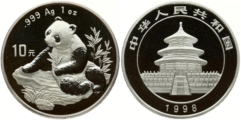 China 10 Yuan 1998 Panda
Estimate: EUR 30 - 40