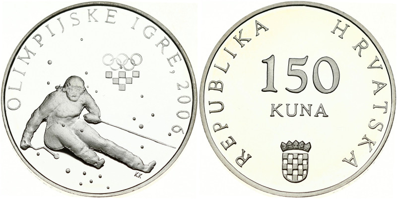 Croatia 150 Kuna 2006 Winter Olympics - Italy