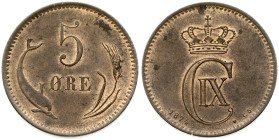 Denmark 5 Ore 1874 CS