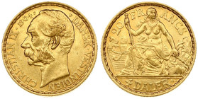 Danish West Indies 4 Daler - 20 Francs 1904