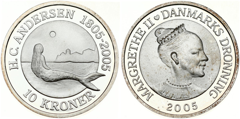 Denmark 10 Kroner 2005 Little Mermaid