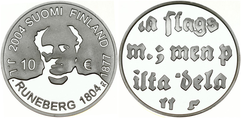 Finland 10 Euro 2004 Johan Ludwig Runeberg
Estimate: EUR 20 - 40