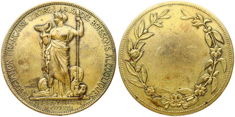 France Medal (1872) French association against the abus of alcoholic beverages