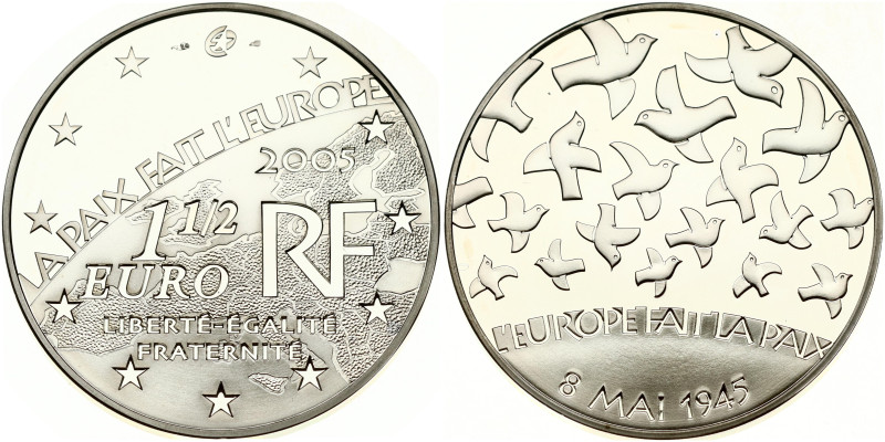 France 1½ Euro 2005 60th Anniversary of the End of the Second World War