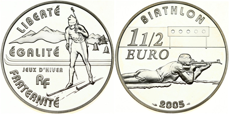 France 1½ Euro 2005 Olympic Winter Games in Turin in 2006