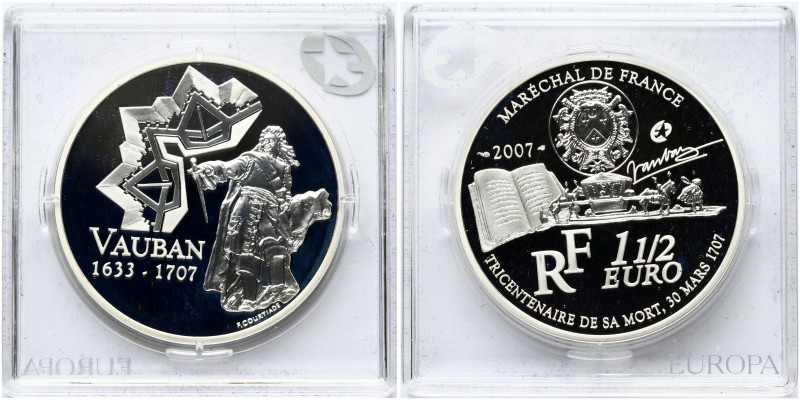 France 1½ Euro 2007 300th Anniversary of the Death of Le Prestre de Vauban